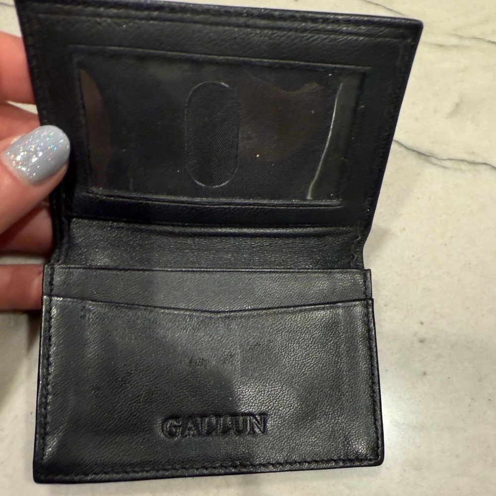 Gallun Calfskin Leather ID & Card Wallet